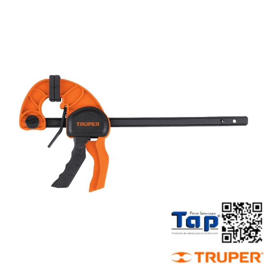Imagen de PRENSA AJUSTE RAPIDO 150 6"CON CUERPO NYLON TRUPER