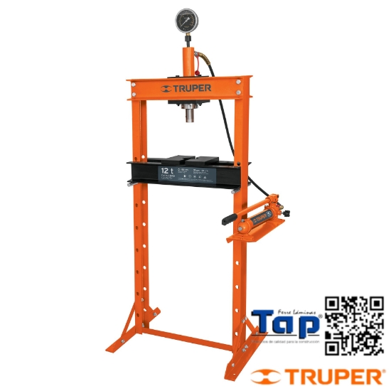 Imagen de PRENSA HIDRAULICA T H 12 TON C PISTON TRUPER