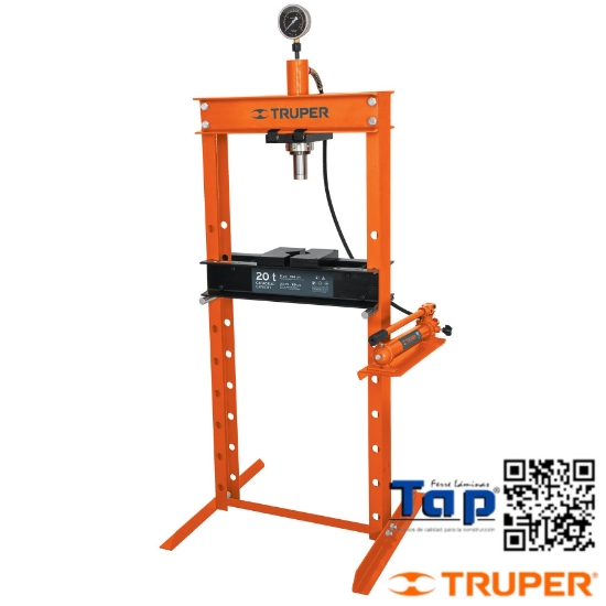 Imagen de PRENSA HIDRAULICA T H 20 TON C PISTON TRUPER