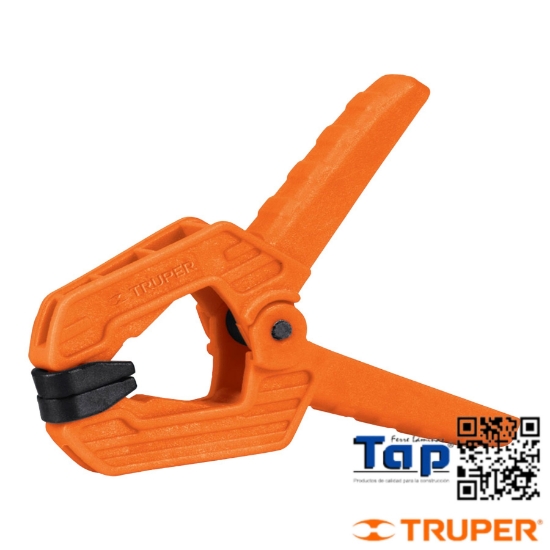 Imagen de PRENSA RESORTE 075 3" C CUERPO NYLON TRUPER