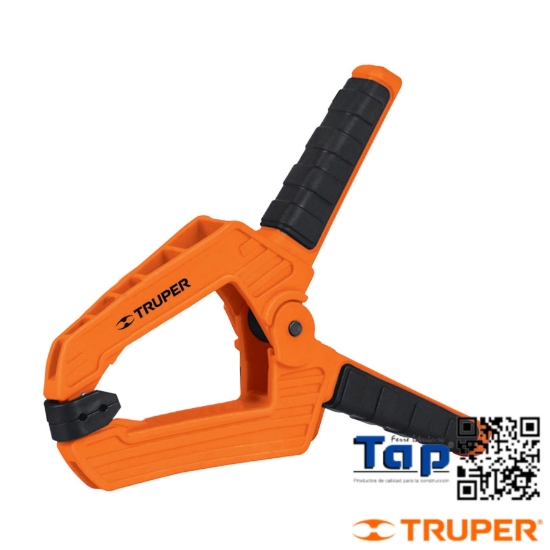 Imagen de PRENSA RESORTE 150 6" CUERPO NYLON C MANGO TPR