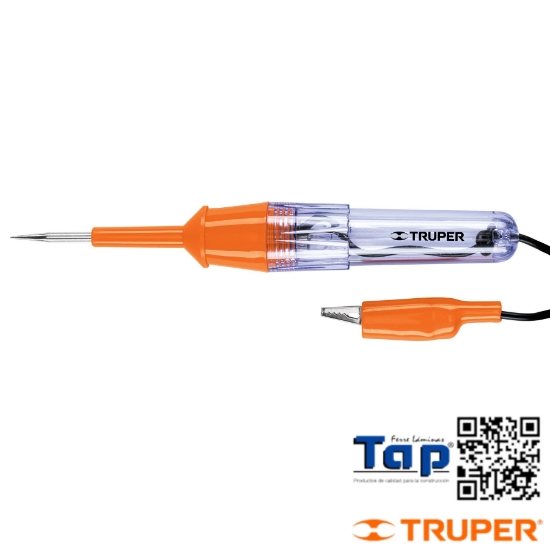 Imagen de PROBADOR CIRCUITOS 20 CM CORRIENTE DIRECTA TRUPER