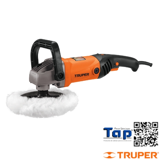 Imagen de PULIDORA 175 7" 1200 W VELOCIDAD VARIABLE PROF TRUPER