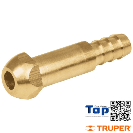 Imagen de PTA POL LATON 009 3/8"X 6 CM ESPIGA FOSET