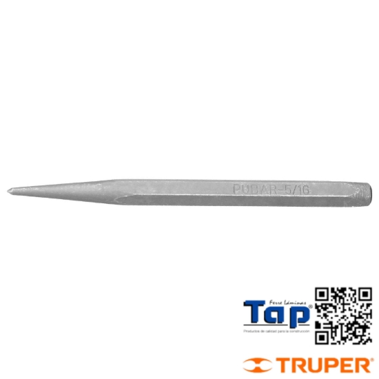 Imagen de PUNZON 008 5/16" P BARRENAR LARGO 4-5/8" TRUPER