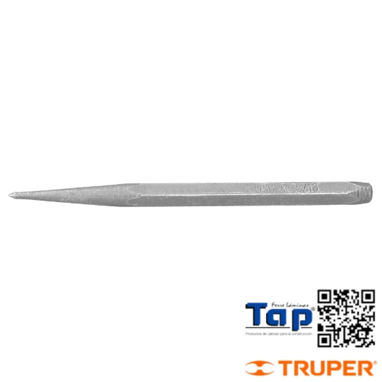 Imagen de PUNZON 008 5/16" P MARCAR LARGO 125 5" TRUPER