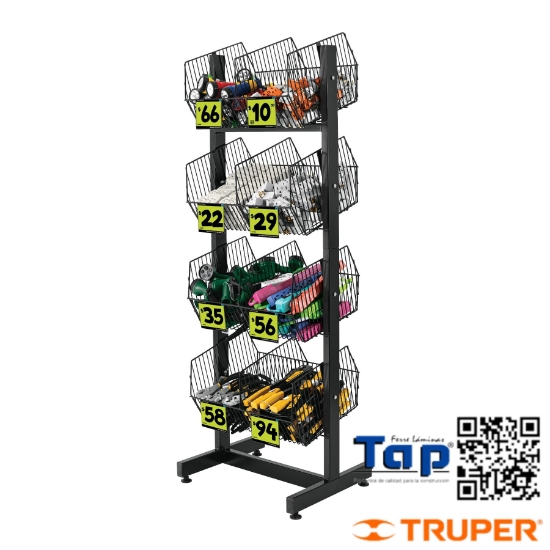 Imagen de RACK BOTADERO METALICO 4 NIVELES TRUPER
