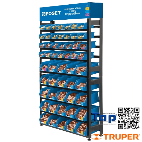 Imagen de RACK C CONEXIONES COBRE Y GAS FOSET