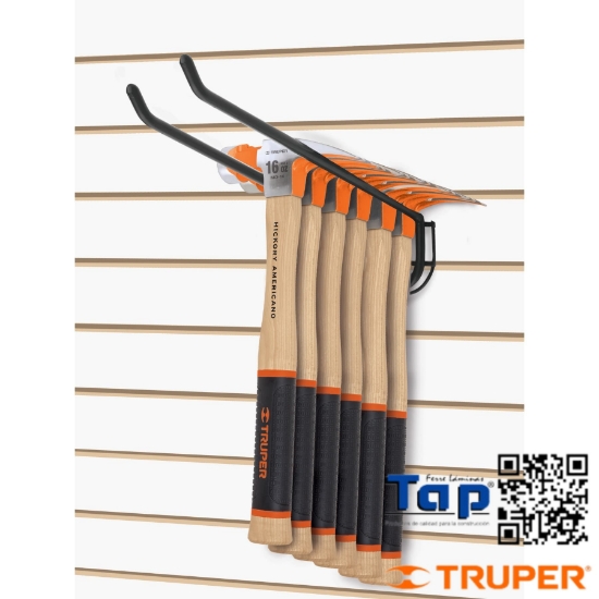 Imagen de RACK P   6 MARTILLOS PULIDOS UÑA CURVA TRUPER