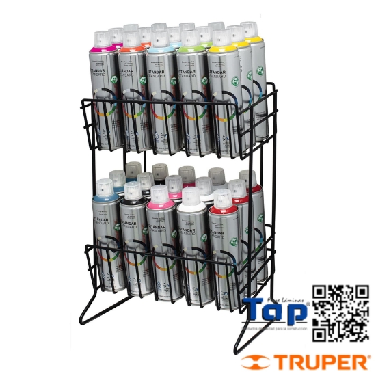 Imagen de RACK P  30 PINTURAS EN AEROSOL TRUPER