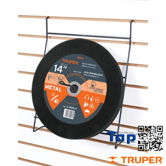 Imagen de RACK P DISCOS ABRASIVOS 350 14" TRUPER