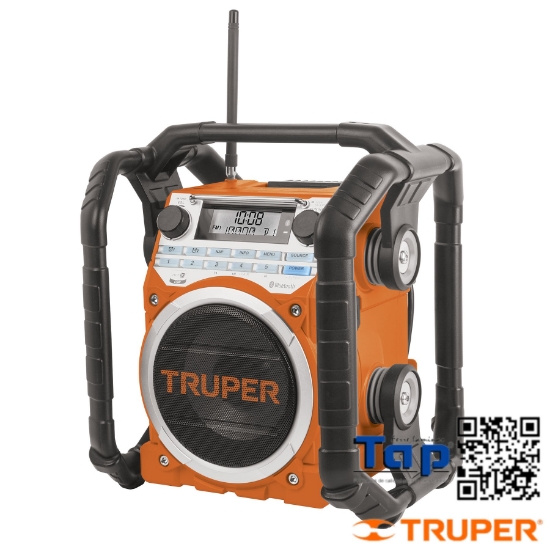 Imagen de RADIO DIGITAL AM/FM PANTALLA LCD RESISTENTE AL AGUA TRUPER