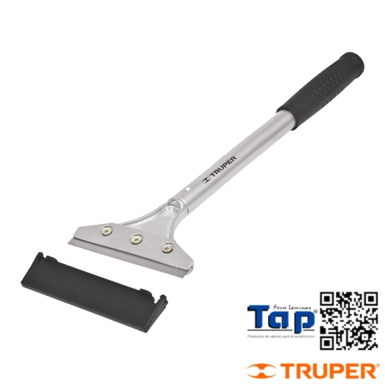 Imagen de RASPADOR ACERO C MANGO NAVAJA 100 4" TRUPER