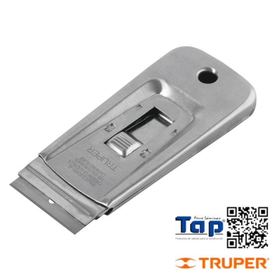 Imagen de RASPADOR ACERO INOXIDABLE C NAVAJA 038 1-1/2" TRUPER