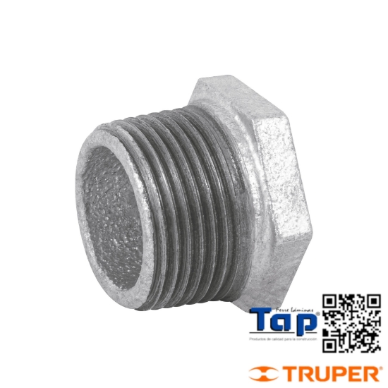 Imagen de REDUCCIÓN BUSHING ACERO GALVANIZADO 025 1"X013 1/2" FOSET