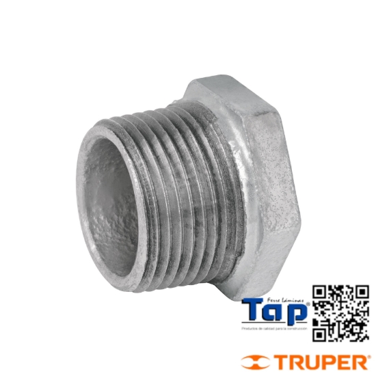 Imagen de REDUCCIÓN BUSHING ACERO GALVANIZADO 025 1"X019 3/4" FOSET