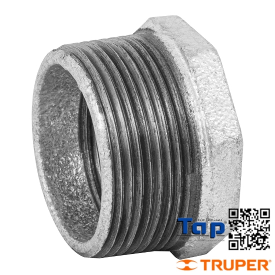 Imagen de REDUCCION BUSHING ACERO GALVANIZADO 038 1/2"X031 1-1/4"FOSE