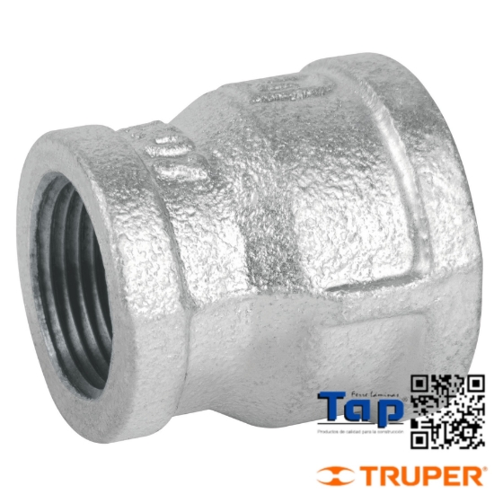 Imagen de REDUCCION CAMPANA ACERO GALVANIZADO 019 3/4"X013 1/2" FOSET