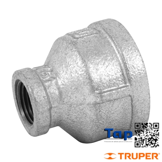 Imagen de REDUCCION CAMPANA ACERO GALVANIZADO 031 1-1/4"X013 1/2"FOSET