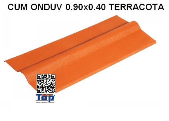 Imagen de CUM ONDUV 0.90x0.40 TERRACOTA