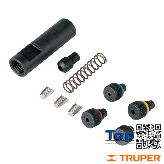 Imagen de REMACHADORA REX-8 TRUPER KIT REFACCIONES Y MORDAZAS