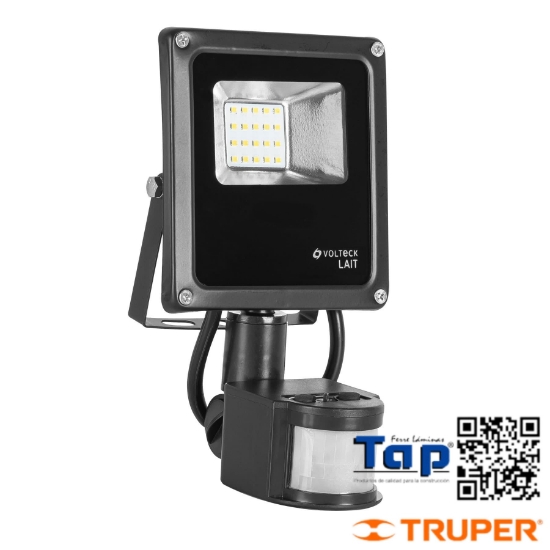 Imagen de REFLECTOR LED 10 W ALTA INTENSIDAD C SENSOR MOVIMIENTO