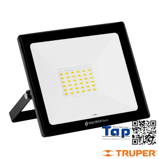 Imagen de REFLECTOR ULTRA DELGADO LED  30 W LUZ CALIDA VOLTECK BASIC