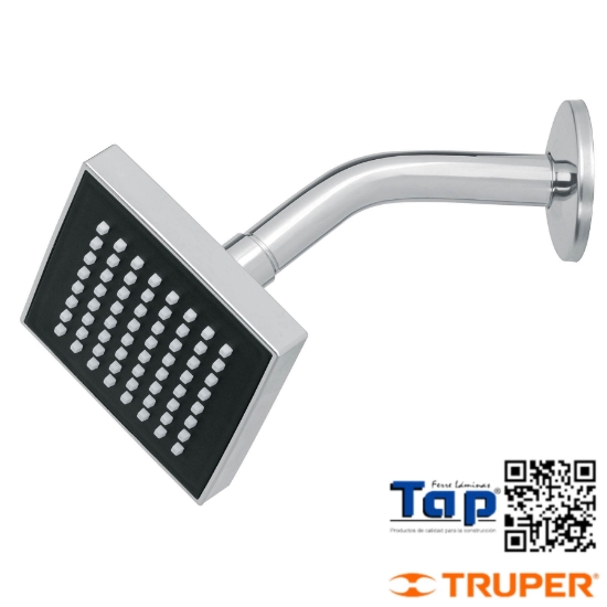 Imagen de REGADERA CUA 100 4" ACA CROMO C BRAZO FOSET