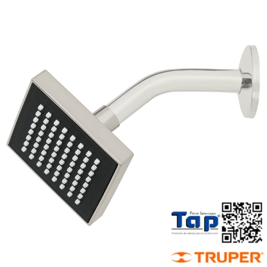 Imagen de REGADERA CUA 100 4" ACA SATIN C BRAZO FOSET