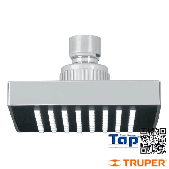 Imagen de REGADERA CUA ABS 100 4" ACA CROMO SIN BRAZO FOSET