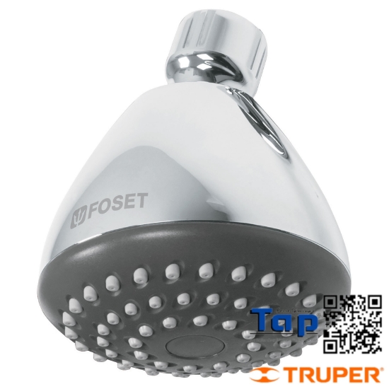 Imagen de REGADERA REDONDA 081 3-1/4" SIN BRAZO FOSET