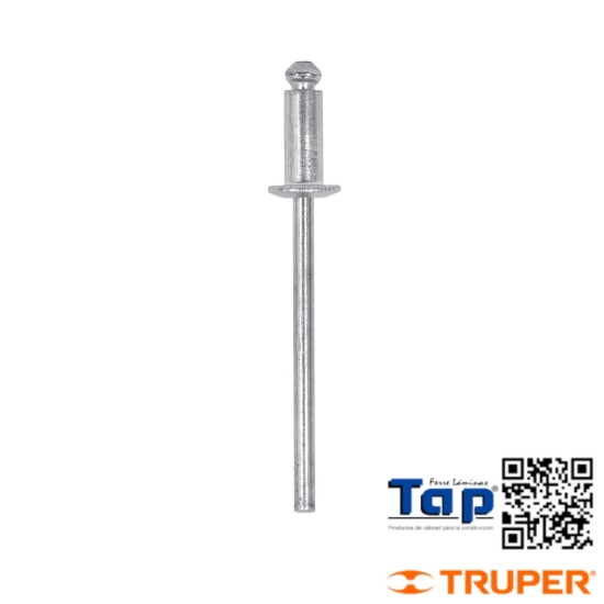 Imagen de REMACHES 003 1/8"X004 3/16" ALU ALA 006 1/4" BOL 50