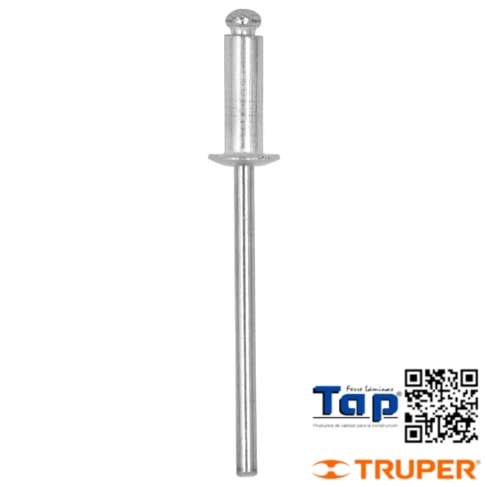 Imagen de REMACHES 003 1/8"X006 1/4" ALU ALA 006 1/4" BOL 50