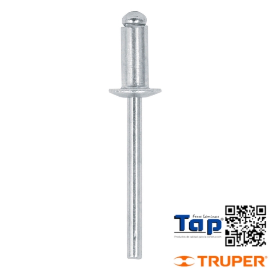 Imagen de REMACHES 004 3/16"X006 1/4" ALU ALA 009 3/8" BOL 50