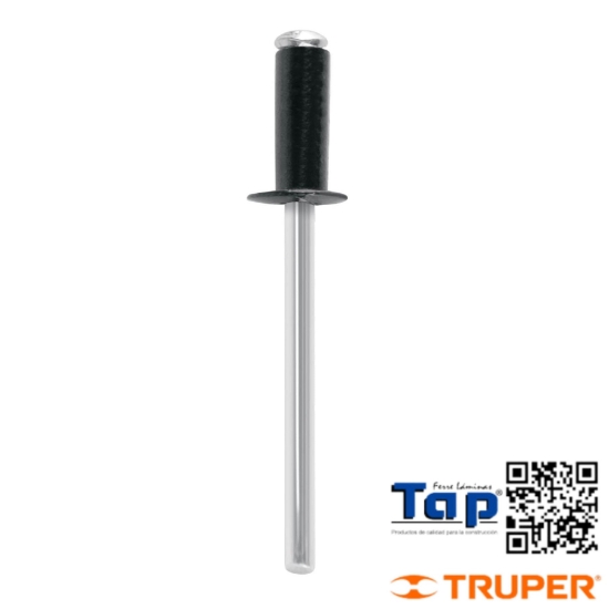 Imagen de REMACHES 004 5/32"X006 1/4" NEGROS ALU ALA 008 5/16" BOL 50