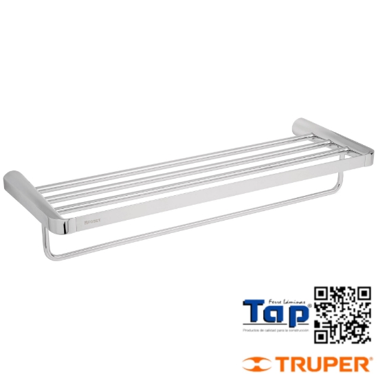 Imagen de REPISA LATÓN PORTATOALLA EN ACA CROMO FOSET A