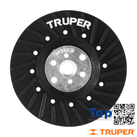 Imagen de RESP P DISCOS LIJA 113 4-1/2" EJE M14 TRUPER