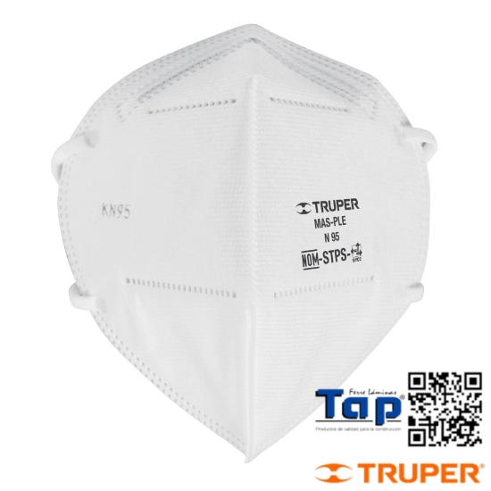 Imagen de RESPIRADOR PLEGABLE N95 P POLVOS Y PARTICULAS TRUPER
