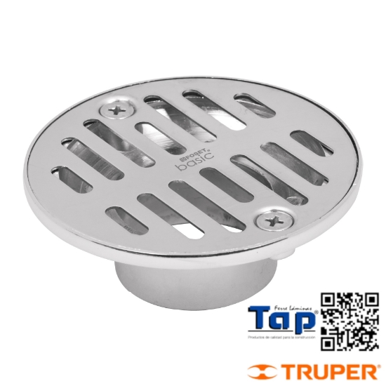 Imagen de RESUMIDERO 087 3-1/2"  REDONDO METALICO FOSET