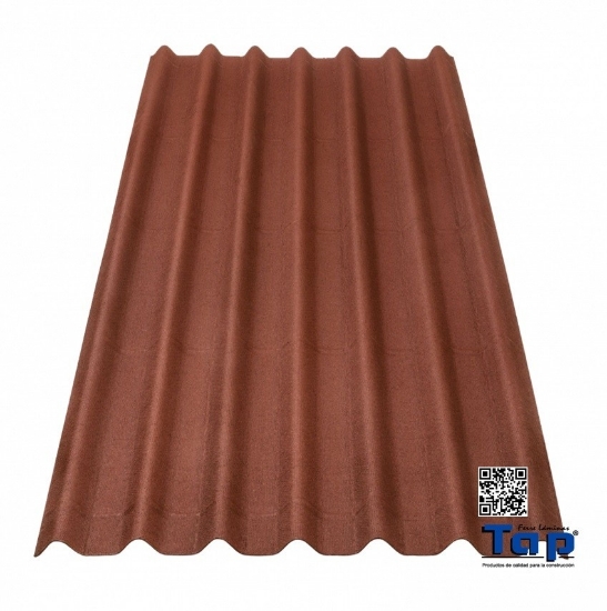 Imagen de LAM STILO ROJA 2.00x1.00 ONDULINE CON FIJACION