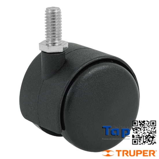 Imagen de RODAJA T YOYO 50 MM C ESPIGA ROSCADA FIERO