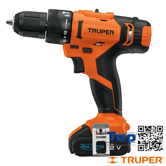 Imagen de ROTOMARTILLO INALAMBRICO 009 3/8" 12 V PROF TRUPER