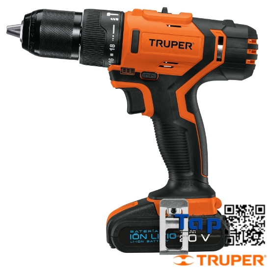 Imagen de ROTOMARTILLO INALAMBRICO 013 1/2" 20 V PROF TRUPER