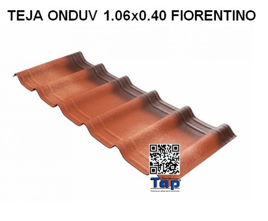 Imagen de TEJA ONDUV 1.06x0.40 FIORENTINO