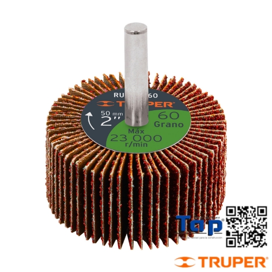 Imagen de RUEDA FLAP 050 2" GRANO  60 TRUPER