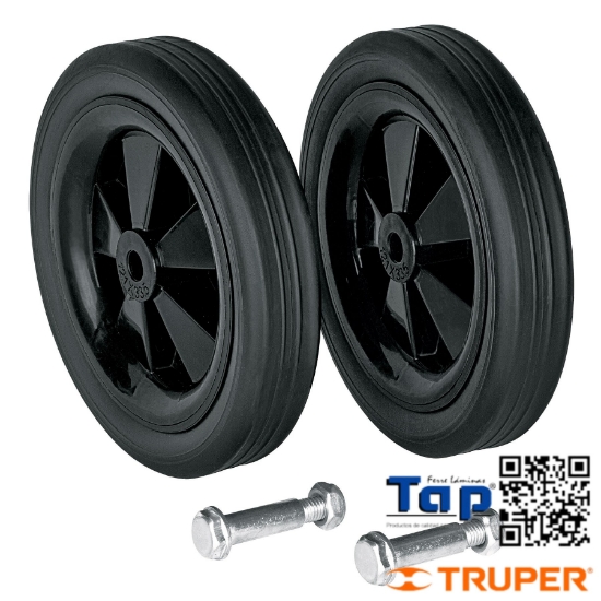 Imagen de RUEDAS 038 1-1/2" P COMPRESORES GRUPO 4 050 2" pzas TRUPER