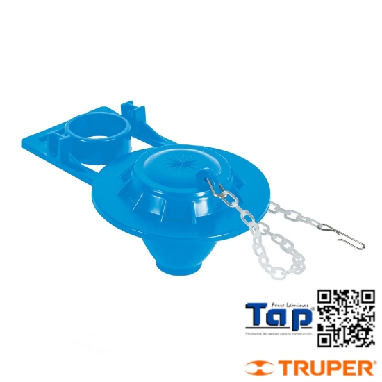 Imagen de SAPO 050 2" PVC P WC AZUL C CADENA  PCO FOSET
