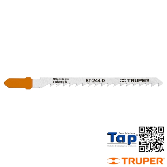 Imagen de SEGUETAS  6 DPP ZANCO "T" CORTE CURVO MAD BLISTER C 5