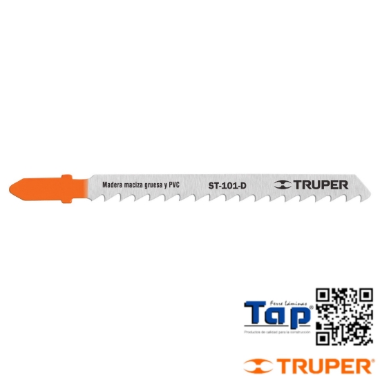 Imagen de SEGUETAS  6 DPP ZANCO "T" CORTE RECTO MAD BLISTER C 5