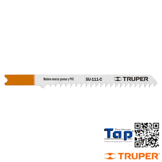 Imagen de SEGUETAS  8 DPP ZANCO "U" CORTE RECTO MAD BLISTER C 5